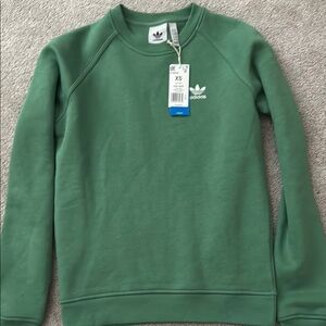 Adidas Green Crewneck Sweatshirt